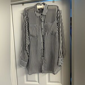 American Apparel Oversize Chiffon Blouse